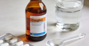 Can you take antibiotics and cough medicine for an acute cold?