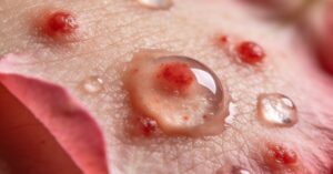Early stages of chickenpox pictures: Identify the chickenpox rash symptoms